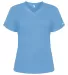Badger Sportswear 4962 Triblend Performance Women' in Columbia blue heather front view