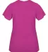 Badger Sportswear 4962 Triblend Performance Women' in Hot pink heather back view