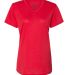 Badger Sportswear 4962 Triblend Performance Women' Red Heather front view
