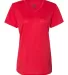 Badger Sportswear 4962 Triblend Performance Women' in Red heather front view