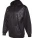 Badger Sportswear 1431 Line Embossed Hooded Pullov Black Line Embossed side view