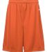 Badger Sportswear 2107 B-Dry Youth 6" Shorts in Burnt orange front view