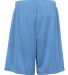 Badger Sportswear 2107 B-Dry Youth 6" Shorts in Columbia blue back view