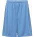 Badger Sportswear 2107 B-Dry Youth 6" Shorts in Columbia blue front view