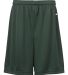 Badger Sportswear 2107 B-Dry Youth 6" Shorts in Forest front view