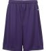 Badger Sportswear 2107 B-Dry Youth 6" Shorts in Purple front view