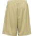 Badger Sportswear 2107 B-Dry Youth 6" Shorts in Vegas gold back view