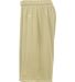 Badger Sportswear 2107 B-Dry Youth 6" Shorts in Vegas gold side view
