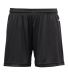 Badger Sportswear 2116 B-Core Girl's Shorts Black front view