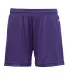 Badger Sportswear 2116 B-Core Girl's Shorts Purple front view