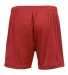 Badger Sportswear 2116 B-Core Girl's Shorts Red back view