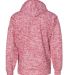 Badger Sportswear 1463 Blend Polyester Fleece Perf Red back view