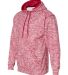 Badger Sportswear 1463 Blend Polyester Fleece Perf Red side view