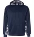 Badger Sportswear 1464 Digital Camo Colorblock Per Navy/ Navy front view