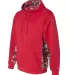 Badger Sportswear 1464 Digital Camo Colorblock Per Red/ Red side view