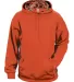 Badger Sportswear 1464 Digital Camo Colorblock Per Burnt Orange/ Burnt Orange front view