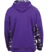 Badger Sportswear 1464 Digital Camo Colorblock Per Purple/ Purple back view
