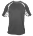 Badger Sportswear 2140 Digital Camo Youth Hook T-S Graphite front view