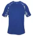 Badger Sportswear 2140 Digital Camo Youth Hook T-S Royal front view