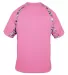 Badger Sportswear 2140 Digital Camo Youth Hook T-S Pink back view