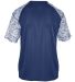 Badger Sportswear 2151 Blend Sport Youth T-Shirt Royal/ Royal Blend back view
