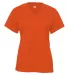 Badger Sportswear 2162 B-Core Girl's V-Neck T-Shir Burnt Orange front view