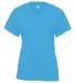 Badger Sportswear 2162 B-Core Girl's V-Neck T-Shir Columbia Blue front view