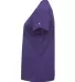 Badger Sportswear 2162 B-Core Girl's V-Neck T-Shir Purple side view