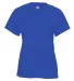 Badger Sportswear 2162 B-Core Girl's V-Neck T-Shir Royal front view