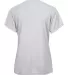 Badger Sportswear 2162 B-Core Girl's V-Neck T-Shir Silver back view