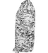 Badger Sportswear 2184 Digital Camo Youth Long Sle White Digital side view