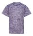 Badger Sportswear 2191 Blend Youth Short Sleeve T- Purple front view