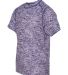 Badger Sportswear 2191 Blend Youth Short Sleeve T- Purple side view