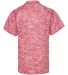 Badger Sportswear 2191 Blend Youth Short Sleeve T- Red back view