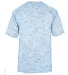 Badger Sportswear 2191 Blend Youth Short Sleeve T- Columbia Blue back view