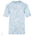 Badger Sportswear 2191 Blend Youth Short Sleeve T- Columbia Blue front view