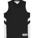Badger Sportswear 2566 B-Pivot Rev. Youth Tank Black/ White front view