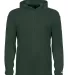 Badger Sportswear 4105 B-Core Long Sleeve Hooded T in Forest front view