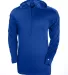 Badger Sportswear 4105 B-Core Long Sleeve Hooded T in Royal front view