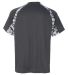 Badger Sportswear 4140 Digital Camo Hook T-Shirt in Graphite/ white back view