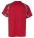 Badger Sportswear 4140 Digital Camo Hook T-Shirt Red back view