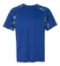 Badger Sportswear 4140 Digital Camo Hook T-Shirt Royal front view
