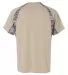 Badger Sportswear 4140 Digital Camo Hook T-Shirt Sand back view