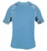 Badger Sportswear 4140 Digital Camo Hook T-Shirt Columbia Blue front view