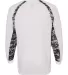 Badger Sportswear 4155 Digital Camo Hook Long Slee White back view