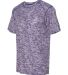 Badger Sportswear 4191 Blend Short Sleeve T-Shirt Purple side view
