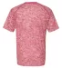 Badger Sportswear 4191 Blend Short Sleeve T-Shirt Red back view