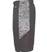 Badger Sportswear 4195 Blend Panel Shorts Graphite/ Graphite Blend side view