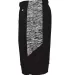 Badger Sportswear 4195 Blend Panel Shorts Black/ Black Tonal Blend side view