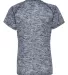 Badger Sportswear 4196 Blend Women's Short Sleeve  Navy back view
